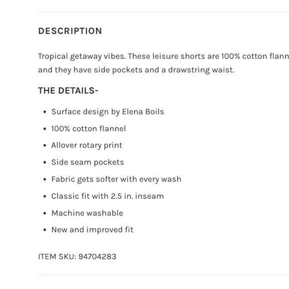 🌸 NWT Ban.do Leisure Floral Flannel Shorts in Pink Las Flores L & XL - Picture 5 of 10